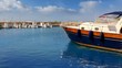 Balearic island of Formetera marina port mediterranean sea