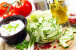 Salat zubereiten