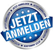 Button Banner "Jetzt anmelden" blau/silber