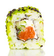 Tasty roll isolated on white