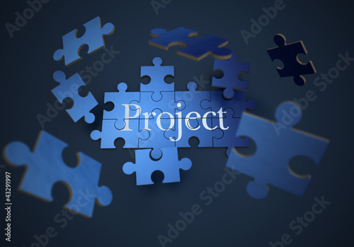 Illustration: Project jigsaw puzzle Project jigsaw puzzle
