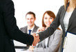 business colleagues shaking hands