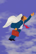 Illustration: Professional Flying High With Wings Professional Flying High With Wings