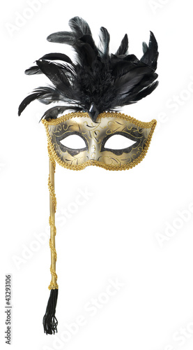 Photo: Carnival mask isolated Carnival mask isolated