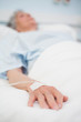 Foto: Focus on the hand of a patient Focus on the hand of a patient