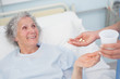 Photo: Patient receiving drugs Patient receiving drugs