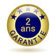 Bouton icône garantie 2 ans