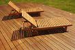Foto: transats sur terrasse en ipé 1 transats sur terrasse en ipé 1