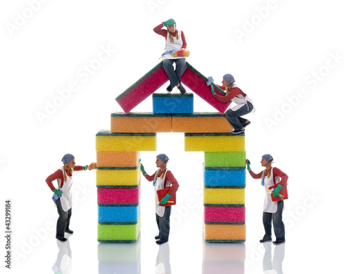 Foto: Hausputz – Frühjahrsputz – Putzkolonne Hausputz – Frühjahrsputz – Putzkolonne