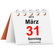 Kalender - 31.03.2013 - Ostersonntag