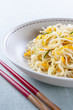 Chinese noodles sauteed with vegetables