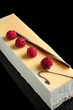 Lemon and raspberry mousse