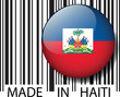 Made in Haiti barcode. Vector illustration