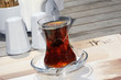 Traditional turkish tea (çay)