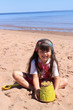 Foto: Little girl at the beach in P.E.I Little girl at the beach in P.E.I