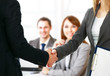 business colleagues shaking hands