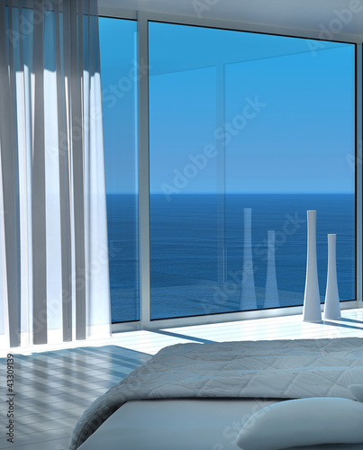 Foto: Extravagant Exclusive Design Bedroom with Ocean View Extravagant Exclusive Design Bedroom with Ocean View