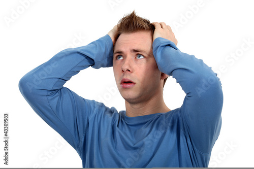 Photo: man sick of living man sick of living