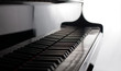 classic pianoforte close up