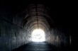 Long Dark Tunnel With Light At The End