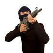Photo of terrorist with gun