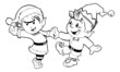 Elves Christmas Dancing