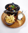 mussels with sauce