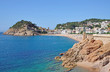 der beliebte Badeort Tossa de Mar an der Costa Brava