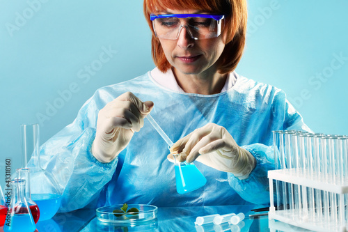 Photo: Lab biology Lab biology