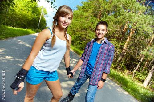 Photo: Teen skaters Teen skaters