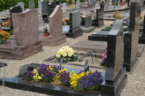 Photo: the cemetery of Oberhausbergen in Alsace the cemetery of Oberhausbergen in Alsace
