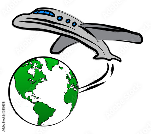 Vector: world travel world travel