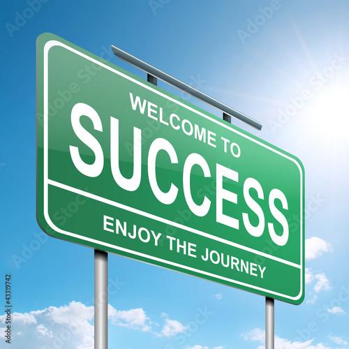 Illustration: Success concept. Success concept.