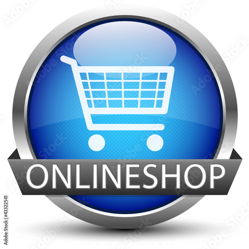 Vector: Onlineshop Button Onlineshop Button