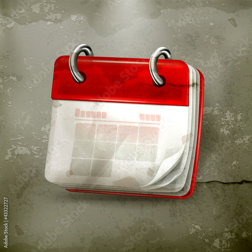 Vector: Calendar, old-style Calendar, old-style