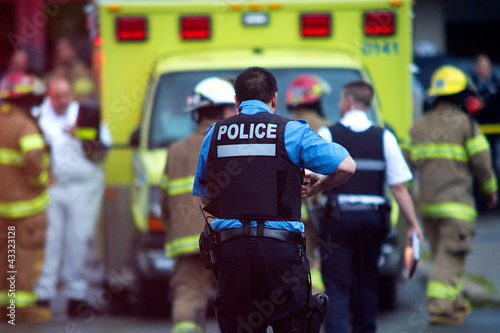 Photo: Emergency services Emergency services