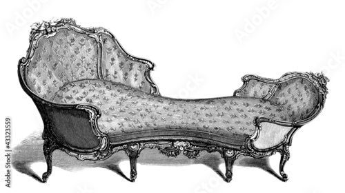 Illustration: Seat : "Duchesse" - 18th century Seat : "Duchesse" - 18th century