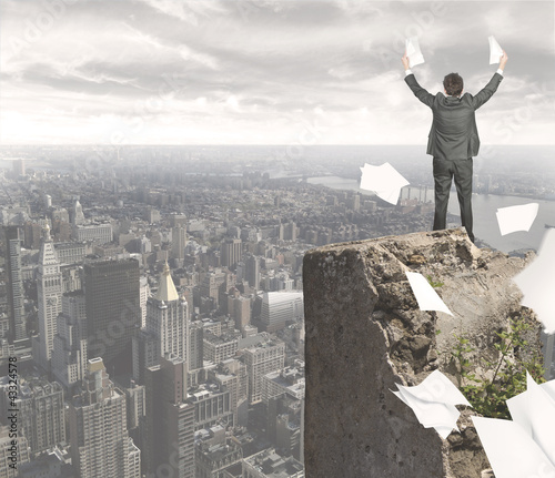 Foto: Businessman who has achieved success Businessman who has achieved success
