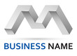 Vector: Alphabet logo design - letter M Alphabet logo design - letter M