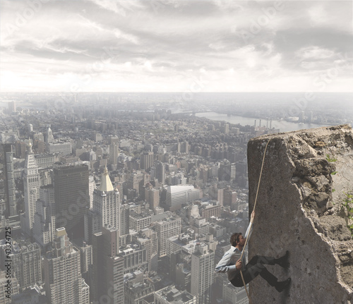 Photo: The climb to the success The climb to the success