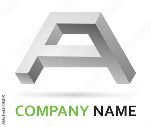 Logo Design Alphabet on Alphabet Logo Design   Letter A    Tomo  43325190   See Portfolio