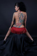 Pin up de espaldas