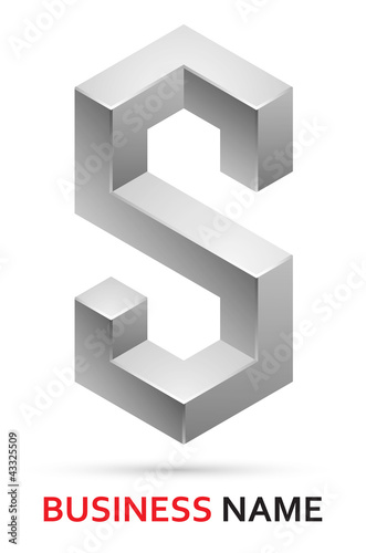 Logo Design Alphabet on 3d Alphabet Logo Design   Letter S    Tomo  43325509   See Portfolio