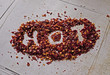 Photo: hot dried chili flakes hot dried chili flakes