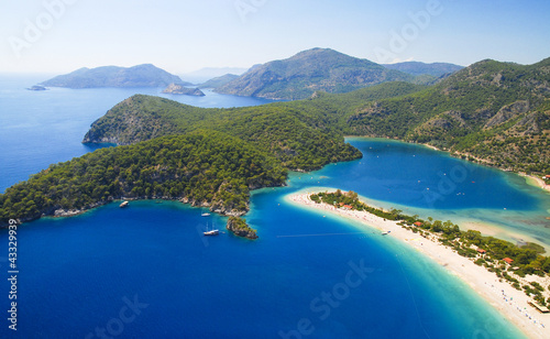 Photo: Blue lagoon of Oludeniz in Turkey Blue lagoon of Oludeniz in Turkey