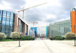 Foto: New buildings in Brussels. The European Parliament, Belgium New buildings in Brussels. The European Parliament, Belgium