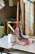 swordfish at the market in Sicily