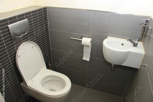 Photo: Toilet in shades of grey Toilet in shades of grey