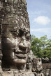 Stone face in Avalokiteshvara, Bayon Temple