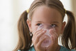 Girl drinking water